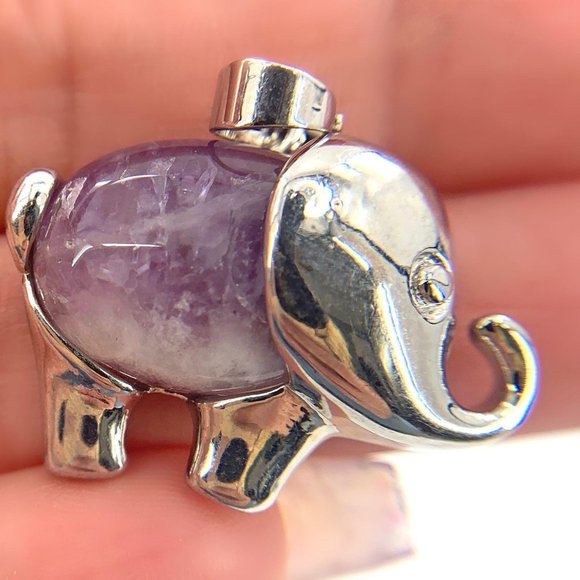 1 pcs Energy Healing Elephant Pendant‎ Good Luck Protection Meditation Positive - Picture 9 of 14